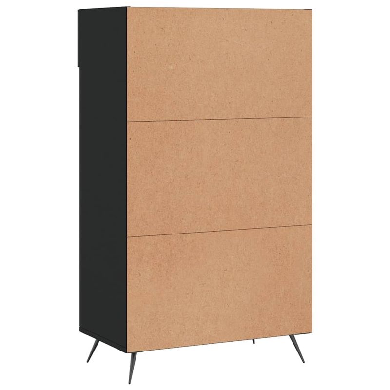 Casa si Gradina - Mobilier - Dulapuri si sifoniere - Dulapuri pantofi - Pantofar, negru, 60x35x105 cm, lemn compozit - Infinity.ro