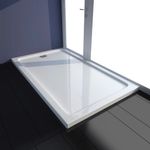 Casa si Gradina - Sanitare - Cazi si cabine de dus - Cadite dus - Cadita de dus dreptunghiulara din ABS, alb, 70 x 120 cm - Infinity.ro