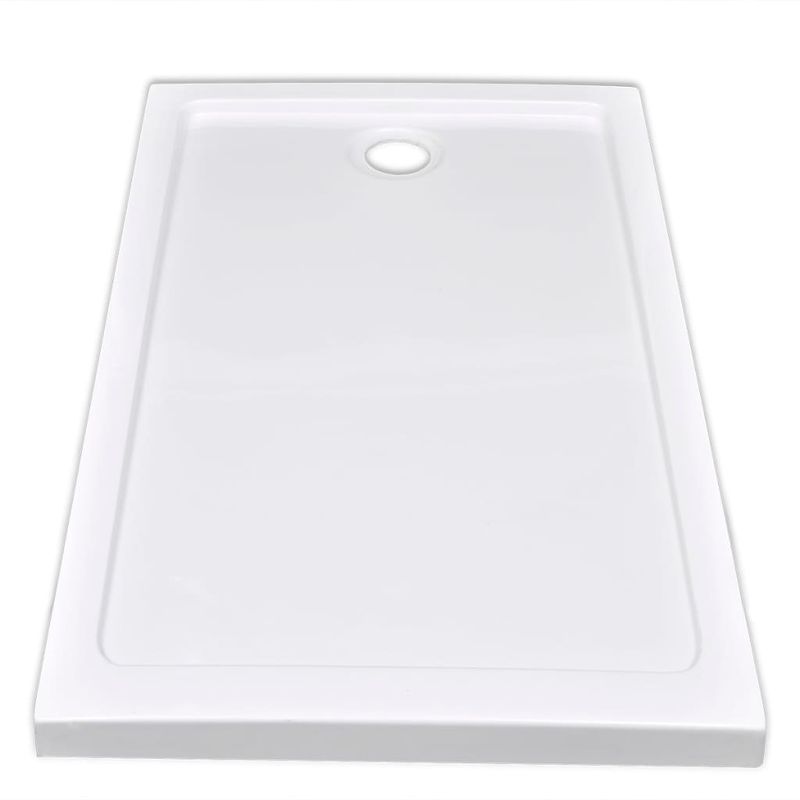 Casa si Gradina - Sanitare - Cazi si cabine de dus - Cadite dus - Cadita de dus dreptunghiulara din ABS, alb, 70 x 120 cm - Infinity.ro