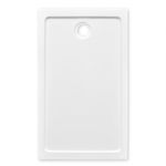 Casa si Gradina - Sanitare - Cazi si cabine de dus - Cadite dus - Cadita de dus dreptunghiulara din ABS, alb, 70 x 120 cm - Infinity.ro