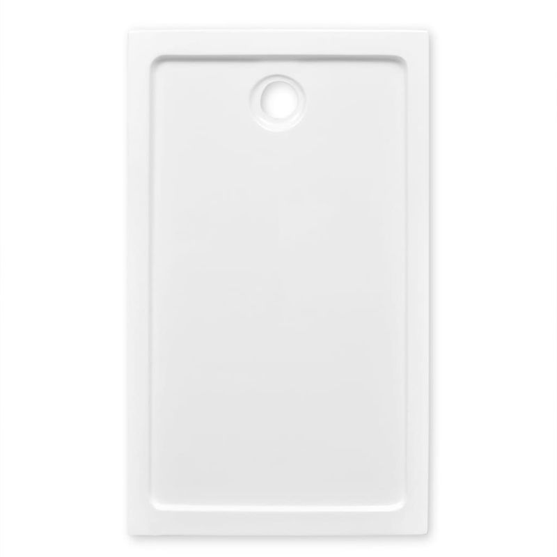 Casa si Gradina - Sanitare - Cazi si cabine de dus - Cadite dus - Cadita de dus dreptunghiulara din ABS, alb, 70 x 120 cm - Infinity.ro