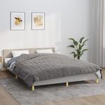 Casa si Gradina - Textile si covoare - Pături și cuverturi - Pături - Patura anti-stres, gri, 200x220 cm, 13 kg, material textil - Infinity.ro