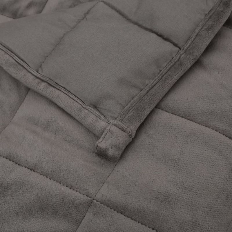 Casa si Gradina - Textile si covoare - Pături și cuverturi - Pături - Patura anti-stres, gri, 200x220 cm, 13 kg, material textil - Infinity.ro