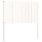 Casa si Gradina - Mobilier - Paturi si accesorii - Paturi - Cadru de pat cu tablie, alb, 100x200 cm, lemn masiv - Infinity.ro