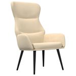 Casa si Gradina - Mobilier - Scaune si fotolii - Fotolii - Fotoliu de relaxare, crem, material textil - Infinity.ro