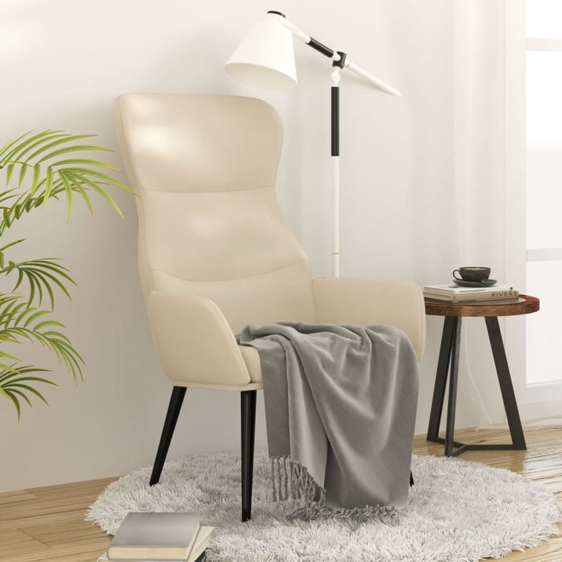 Casa si Gradina - Mobilier - Scaune si fotolii - Fotolii - Fotoliu de relaxare, crem, material textil - Infinity.ro