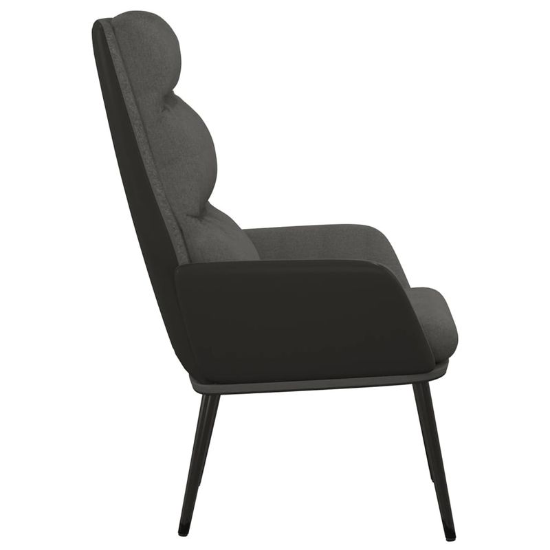 Casa si Gradina - Mobilier - Scaune si fotolii - Fotolii - Fotoliu de relaxare, gri inchis, material textil - Infinity.ro