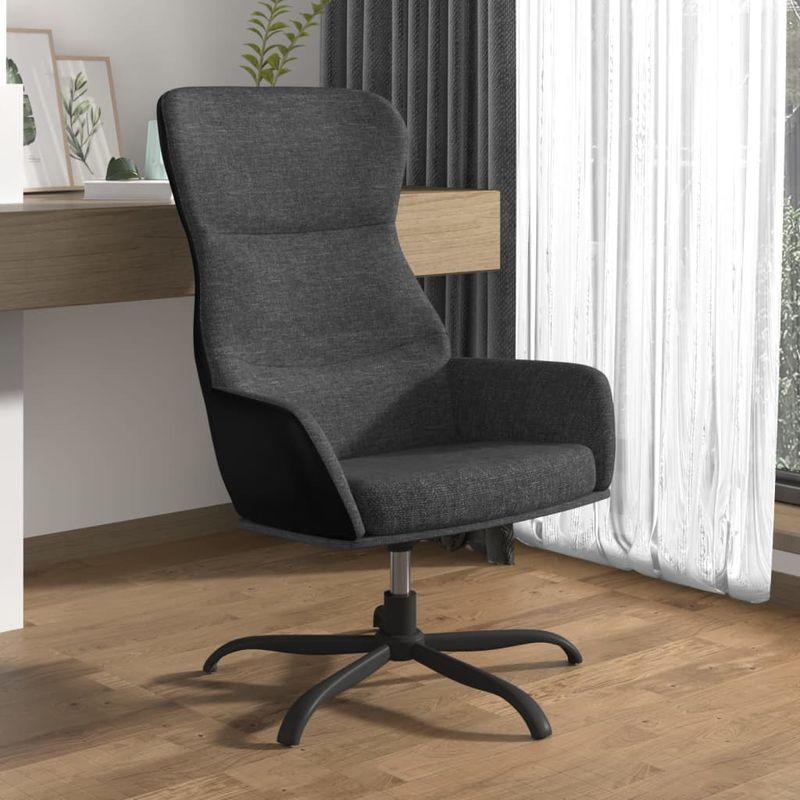 Casa si Gradina - Mobilier - Scaune si fotolii - Fotolii - Fotoliu de relaxare, gri inchis, material textil - Infinity.ro