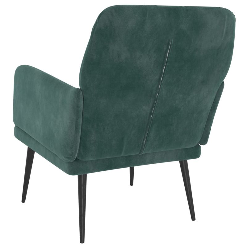 Casa si Gradina - Mobilier - Scaune si fotolii - Fotolii - Fotoliu, verde inchis, 62x79x79 cm, catifea - Infinity.ro