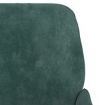 Casa si Gradina - Mobilier - Scaune si fotolii - Fotolii - Fotoliu, verde inchis, 62x79x79 cm, catifea - Infinity.ro