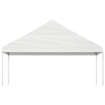 Casa si Gradina - Gradina si terasa - Umbrele si pavilioane - Pavilioane - Foisor cu acoperis, alb, 11,15x5,88x3,75 m, polietilena - Infinity.ro
