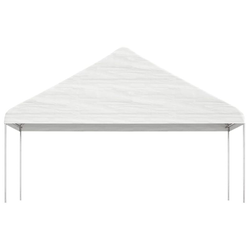 Casa si Gradina - Gradina si terasa - Umbrele si pavilioane - Pavilioane - Foisor cu acoperis, alb, 11,15x5,88x3,75 m, polietilena - Infinity.ro