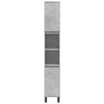 Casa si Gradina - Mobilier - Mobilier baie - Corpuri baie - Dulap de baie, gri beton, 30x30x190 cm, lemn prelucrat - Infinity.ro