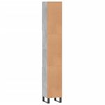 Casa si Gradina - Mobilier - Mobilier baie - Corpuri baie - Dulap de baie, gri beton, 30x30x190 cm, lemn prelucrat - Infinity.ro