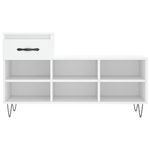 Casa si Gradina - Mobilier - Organizare si depozitare - Organizator incaltaminte - Pantofar, alb, 102x36x60 cm, lemn compozit - Infinity.ro
