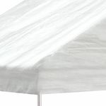 Casa si Gradina - Gradina si terasa - Umbrele si pavilioane - Pavilioane - Foisor cu acoperis, alb, 13,38x4,08x3,22 m, polietilena - Infinity.ro