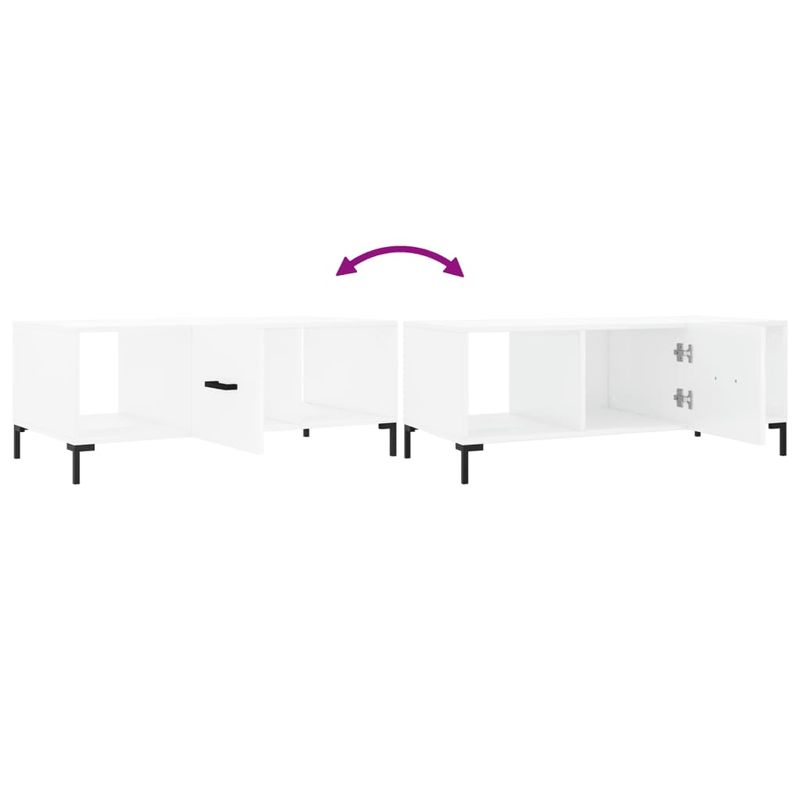 Casa si Gradina - Mobilier - Mese si birouri - Masute de cafea - Masuta de cafea, alb, 102x50x40 cm, lemn compozit - Infinity.ro