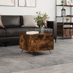Casa si Gradina - Mobilier - Mese si birouri - Masute de cafea - Masuta de cafea, stejar fumuriu, 50x50x40 cm, lemn prelucrat - Infinity.ro