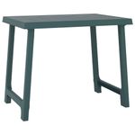 Casa si Gradina - Gradina si terasa - Mobilier exterior - Mese gradina - Masa pentru camping, verde, 79x56x64 cm, PP aspect lemn - Infinity.ro