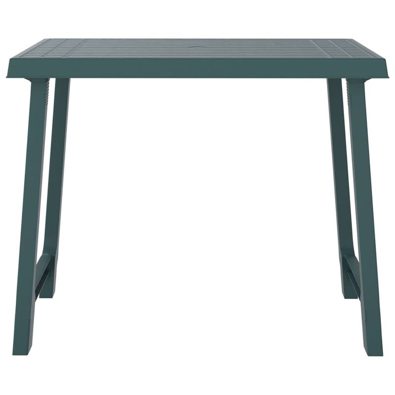 Casa si Gradina - Gradina si terasa - Mobilier exterior - Mese gradina - Masa pentru camping, verde, 79x56x64 cm, PP aspect lemn - Infinity.ro