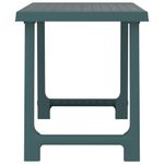 Casa si Gradina - Gradina si terasa - Mobilier exterior - Mese gradina - Masa pentru camping, verde, 79x56x64 cm, PP aspect lemn - Infinity.ro
