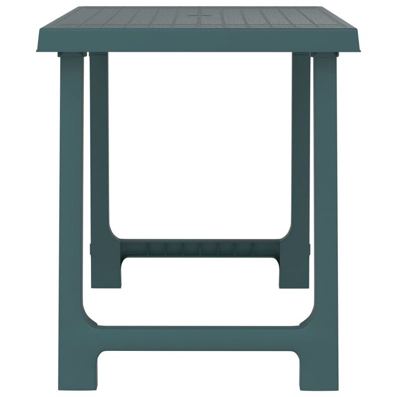 Casa si Gradina - Gradina si terasa - Mobilier exterior - Mese gradina - Masa pentru camping, verde, 79x56x64 cm, PP aspect lemn - Infinity.ro