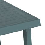 Casa si Gradina - Gradina si terasa - Mobilier exterior - Mese gradina - Masa pentru camping, verde, 79x56x64 cm, PP aspect lemn - Infinity.ro