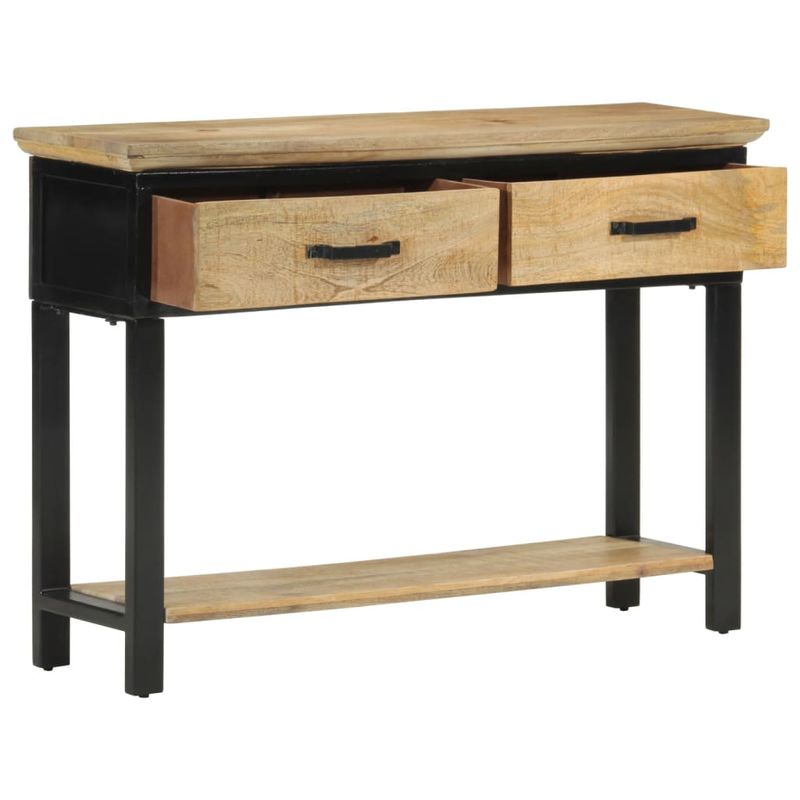 Casa si Gradina - Mobilier - Comode si corpuri - Console - Masa consola, 110x30x75 cm, lemn masiv de mango brut - Infinity.ro