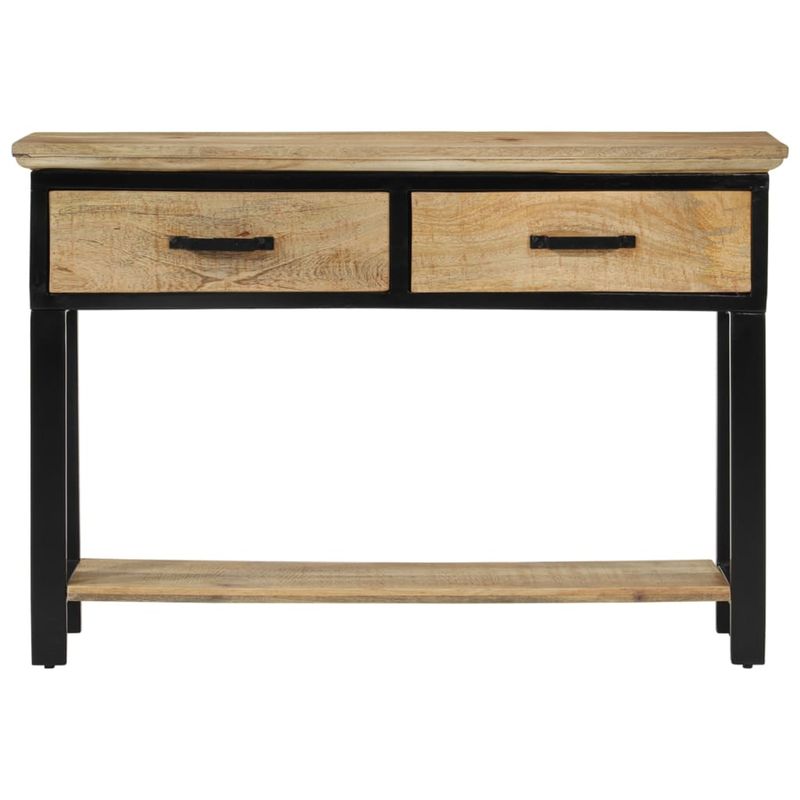 Casa si Gradina - Mobilier - Comode si corpuri - Console - Masa consola, 110x30x75 cm, lemn masiv de mango brut - Infinity.ro