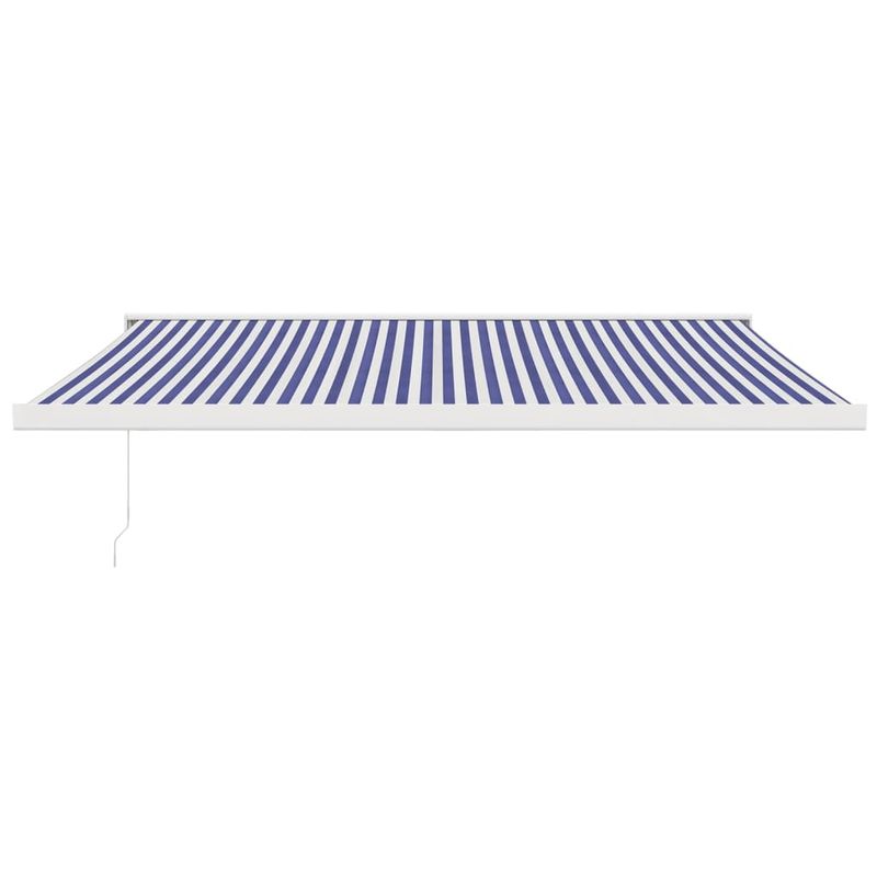 Casa si Gradina - Gradina si terasa - Umbrele si pavilioane - Pavilioane - Copertina retractabila albastru/alb, 4x3 m, textil/aluminiu - Infinity.ro