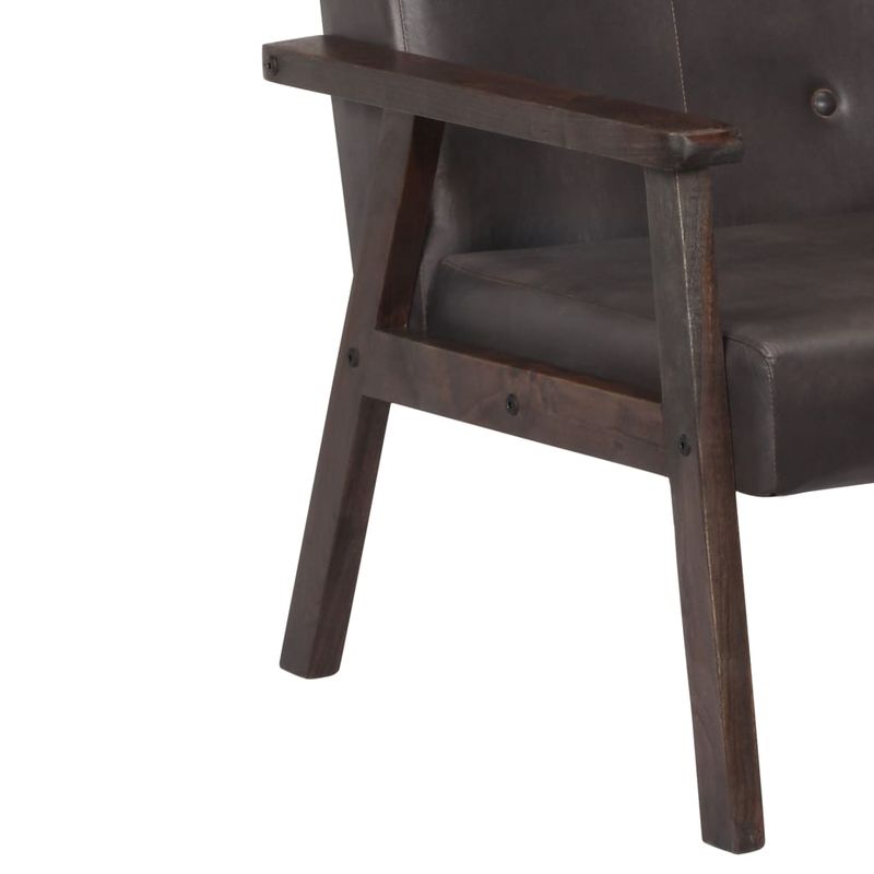 Casa si Gradina - Mobilier - Scaune si fotolii - Fotolii - Fotoliu, gri, piele naturala - Infinity.ro