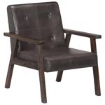 Casa si Gradina - Mobilier - Scaune si fotolii - Fotolii - Fotoliu, gri, piele naturala - Infinity.ro