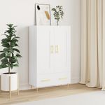 Casa si Gradina - Mobilier - Comode si corpuri - Corpuri bucatarie - Dulap inalt, alb, 69,5x31x115 cm, lemn prelucrat - Infinity.ro