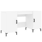 Casa si Gradina - Mobilier - Mese si birouri - Birouri - Birou, alb, 140x50x75 cm, lemn compozit - Infinity.ro