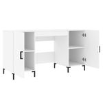 Casa si Gradina - Mobilier - Mese si birouri - Birouri - Birou, alb, 140x50x75 cm, lemn compozit - Infinity.ro