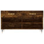 Casa si Gradina - Mobilier - Organizare si depozitare - Organizator incaltaminte - Banca de pantofi, stejar fumuriu, 102x35x55 cm, lemn prelucrat - Infinity.ro