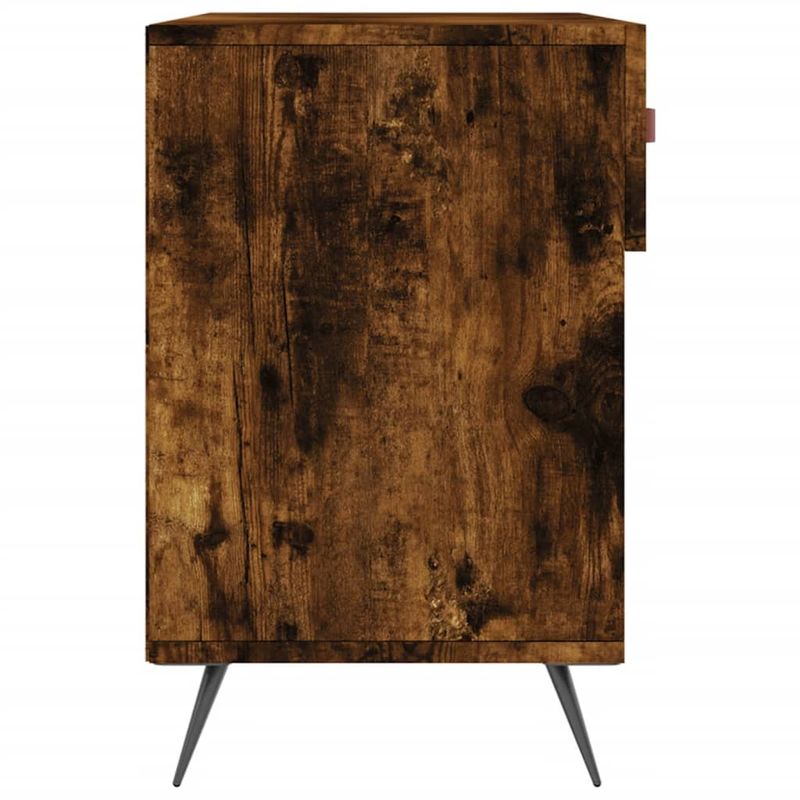 Casa si Gradina - Mobilier - Organizare si depozitare - Organizator incaltaminte - Banca de pantofi, stejar fumuriu, 102x35x55 cm, lemn prelucrat - Infinity.ro