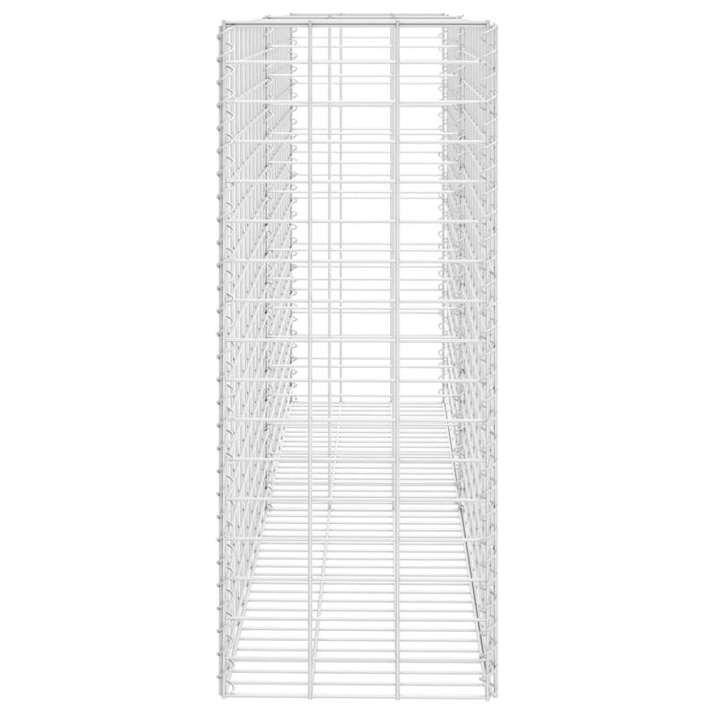 Casa si Gradina - Gradina si terasa - Garduri, panouri si accesorii - Cos gabion, 85 x 30 x 200 cm, otel galvanizat - Infinity.ro