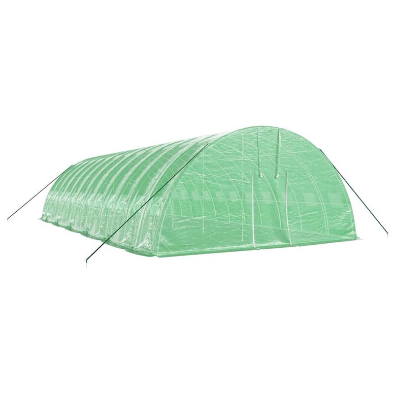 Casa si Gradina - Gradinarit si plante - Sere si solarii - Sera cu cadru din otel, verde, 72 m², 12x6x2,85 m - Infinity.ro