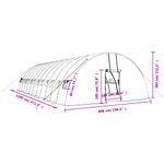 Casa si Gradina - Gradinarit si plante - Sere si solarii - Sera cu cadru din otel, verde, 72 m², 12x6x2,85 m - Infinity.ro