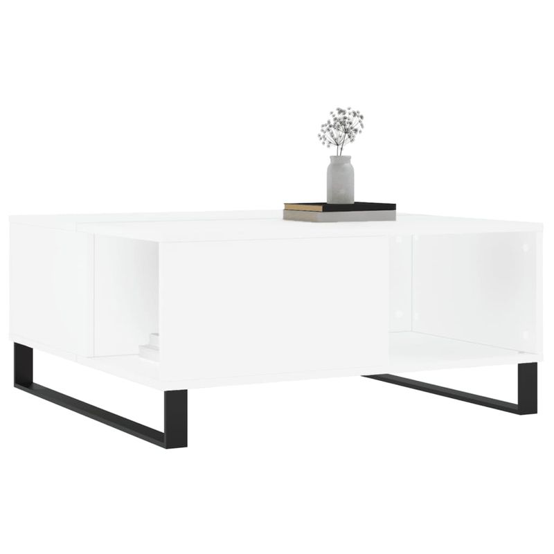 Casa si Gradina - Mobilier - Mese si birouri - Masute de cafea - Masuta de cafea, alb, 80x80x36,5 cm, lemn prelucrat - Infinity.ro
