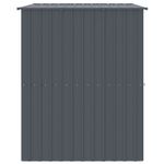 Petshop - Accesorii petshop - Culcusuri si custi - Custi interior si exterior - Cusca caine cu acoperis antracit 214x153x181 cm otel galvanizat - Infinity.ro