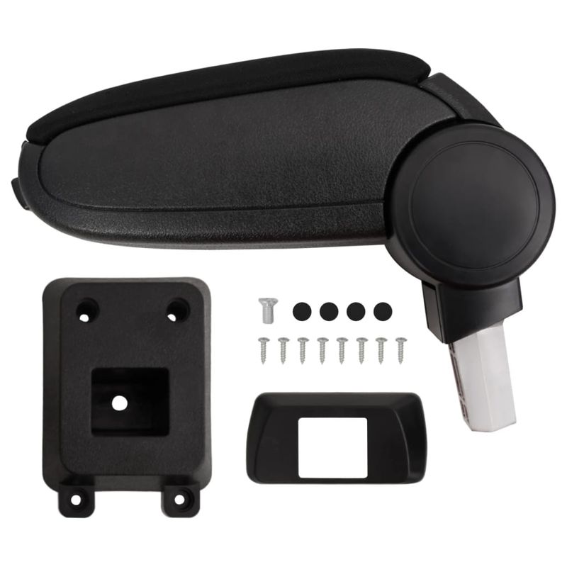 Auto si Moto - Piese auto si accesorii - Interior auto - Scaune si banchete - Cotiera auto, negru, 12x33x(24-42) cm ABS - Infinity.ro