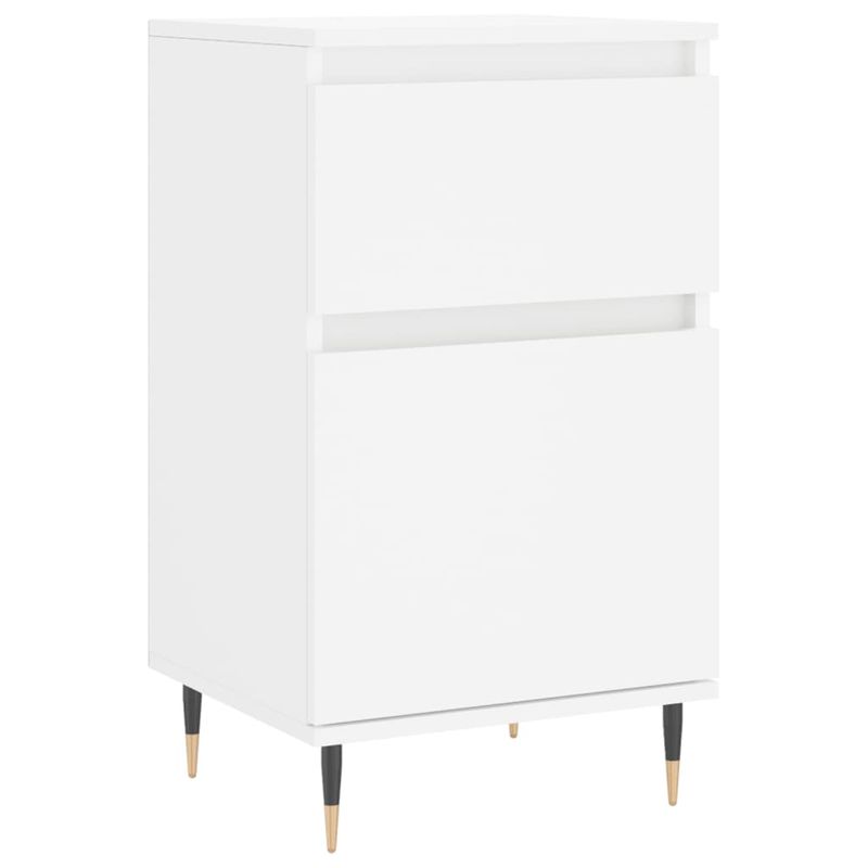 Casa si Gradina - Mobilier - Comode si corpuri - Comode - Servante, 2 buc., alb, 40x35x70 cm, lemn prelucrat - Infinity.ro
