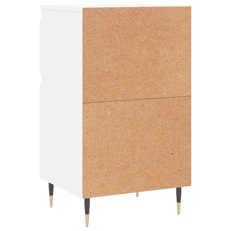 Casa si Gradina - Mobilier - Comode si corpuri - Comode - Servante, 2 buc., alb, 40x35x70 cm, lemn prelucrat - Infinity.ro