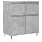 Casa si Gradina - Mobilier - Comode si corpuri - Comode - Servanta, gri beton, 60x35x70 cm, lemn prelucrat - Infinity.ro