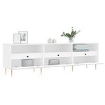 Casa si Gradina - Mobilier - Comode si corpuri - Comode - Comoda TV, alb, 150x30x44,5 cm, lemn prelucrat - Infinity.ro
