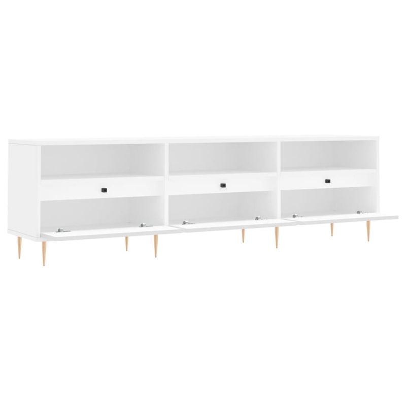 Casa si Gradina - Mobilier - Comode si corpuri - Comode - Comoda TV, alb, 150x30x44,5 cm, lemn prelucrat - Infinity.ro