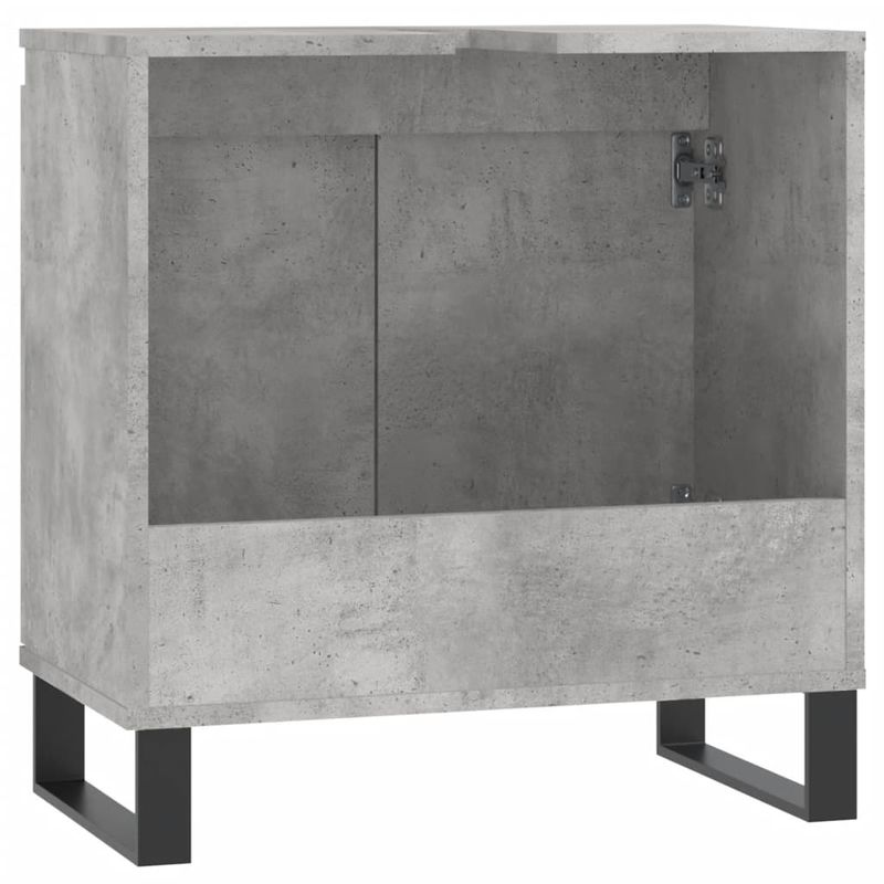 Casa si Gradina - Mobilier - Mobilier baie - Comode baie - Comoda de baie, gri beton, 58x33x60 cm, lemn prelucrat - Infinity.ro