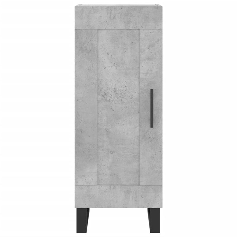 Casa si Gradina - Mobilier - Comode si corpuri - Comode - Servanta, gri beton, 34,5x34x90 cm, lemn compozit - Infinity.ro